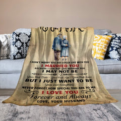 Never Forget How Special You Are To Me - Couple Blanket - New Arrival, Christmas Gift For Wife From Husband - joliny