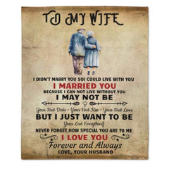 Never Forget How Special You Are To Me - Couple Blanket - New Arrival, Christmas Gift For Wife From Husband - joliny