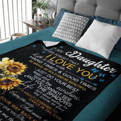 Never Forget That I Love You - Family Blanket - New Arrival, Christmas Gift For Daughter - joliny