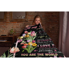 Not Always Eye To Eye But Always Heart To Heart - Family Blanket - New Arrival, Gift For Mother From Daughter - joliny