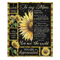 So Much Of Me Is Made From You - Family Blanket - New Arrival, Christmas Gift For Mother From Daughter - joliny