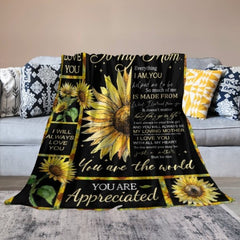 So Much Of Me Is Made From You - Family Blanket - New Arrival, Christmas Gift For Mother From Daughter - joliny