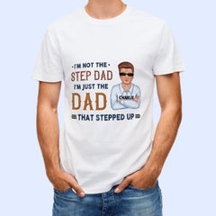 Step Dad Young Man Personalized Shirt - joliny