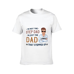 Step Dad Young Man Personalized Shirt - joliny