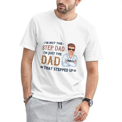 Step Dad Young Man Personalized Shirt - joliny