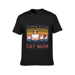 Super Cat Mom - Cat Personalized Custom Unisex T-shirt - Gift For Pet Owners, Pet Lovers - joliny