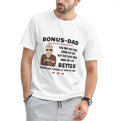 Thanks For Putting Up With My Mom- Gift For Dad, Funny Personalized T-shirt - joliny