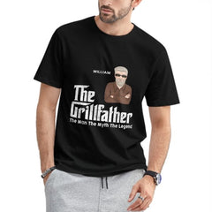 The Grillfather - Gift For Dad - Personalized Unisex T-Shirt - joliny