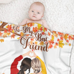 To My Best Friend - I Promise You Won't Have To Face Them Alone - Personalized Blanket - joliny