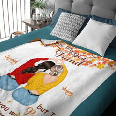 To My Best Friend - I Promise You Won't Have To Face Them Alone - Personalized Blanket - joliny