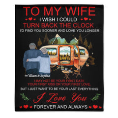 To My Wife - Forever And Always - Custom Blanket 🔥HOT DEAL - 40% OFF🔥 - joliny