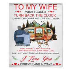 To My Wife - Forever And Always - Custom Blanket 🔥HOT DEAL - 40% OFF🔥 - joliny