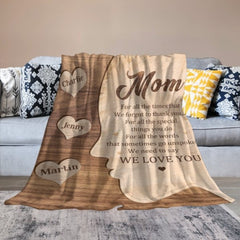 We Need To Say We Love You - Gift For Mom, Grandma - Personalized Blanket - joliny