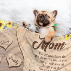 We Need To Say We Love You - Gift For Mom - Personalized Blanket - joliny