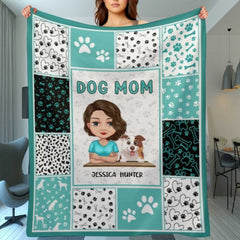 You Had Me At Woof - Dog Personalized Custom Blanket - Mother's Day, Birthday Gift For Pet Owners, Pet Lovers - joliny