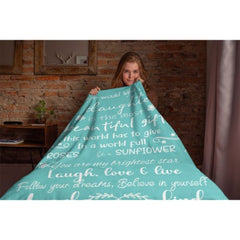 Your Little Grin Would Light Up The Room - Family Blanket - New Arrival, Christmas Gift For Daughter - joliny