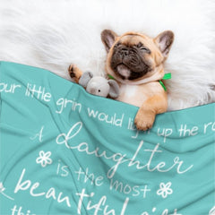 Your Little Grin Would Light Up The Room - Family Blanket - New Arrival, Christmas Gift For Daughter - joliny