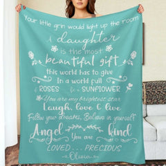 Your Little Grin Would Light Up The Room - Family Blanket - New Arrival, Christmas Gift For Daughter - joliny