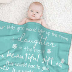 Your Little Grin Would Light Up The Room - Family Blanket - New Arrival, Christmas Gift For Daughter - joliny