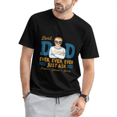 You're The Best Dad Ever - Family Personalized Custom Unisex T-shirt, Hoodie, Sweatshirt - Father's Day, Birthday Gift For Dad - joliny